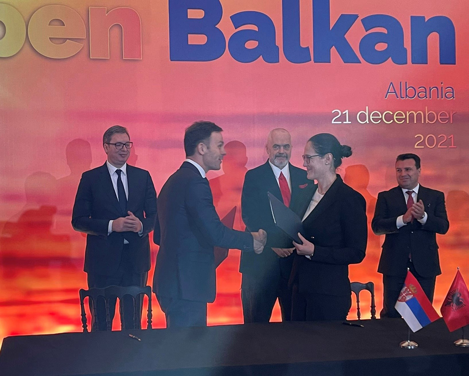 Ministar Siniša Mali na Samitu „Otvoreni Balkan“ u Tirani
